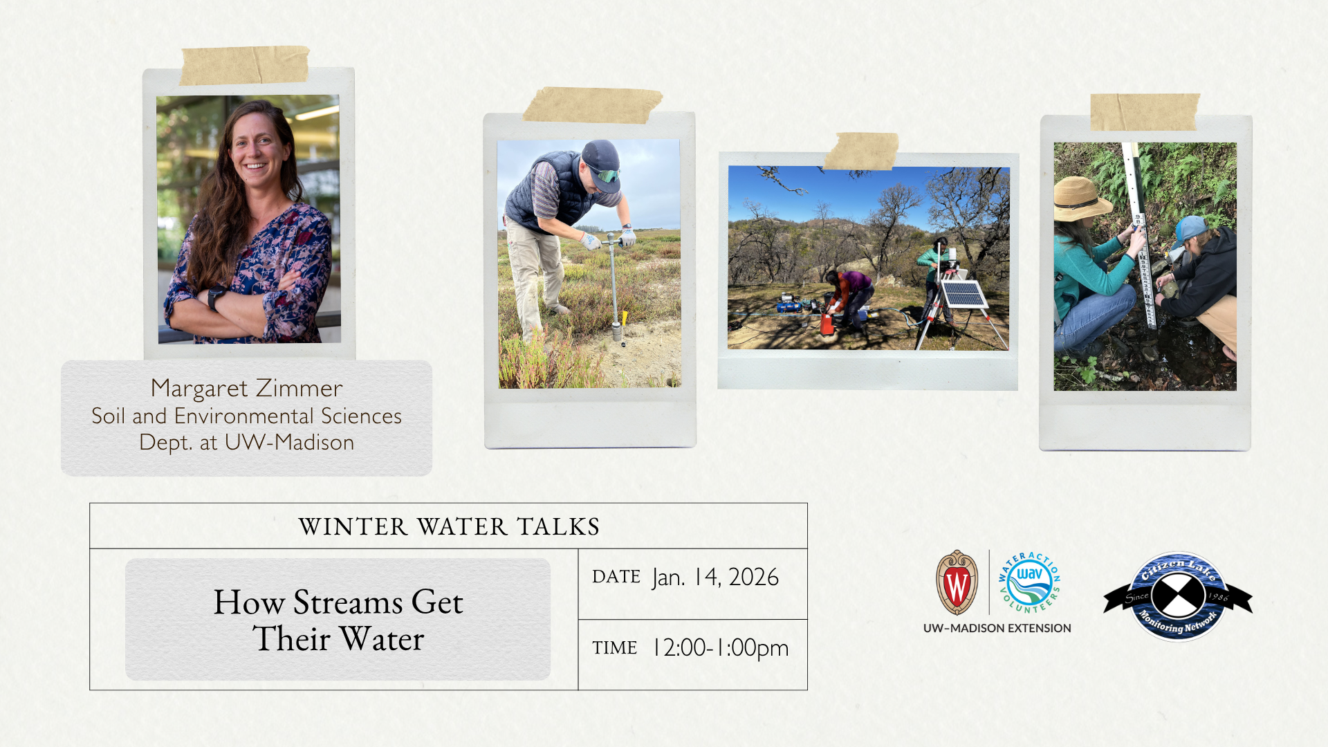 How streams get their water